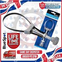 1/2 ADJUSTABLE METAL CAR VAN OIL FUEL FILTER STRAP WRENCH REMOVER REMOVAL TOOL