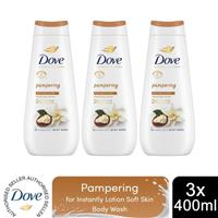 Dove Advanced Care Body Wash Pampering 24Hrs Renewing Micromoisture 400ml, 3pk