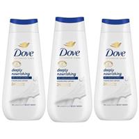 Dove Advanced Care Bodywash Deeply Nourishing 24H RenewingMicromoisture, 3x225ml