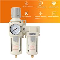 1/2'' NPT Air Line Filter Separator Regulator Water Oil Trap Compressor Gauge UK