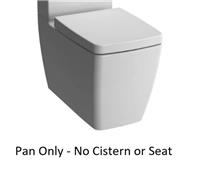 Toilet Pan Closed Coupled Back To Wall Vitra Ceramic Metropole 5677B003-0585