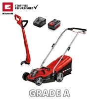 Einhell Cordless 33cm Lawnmower 24cm Strimmer Set PXC Refurb GRADE A