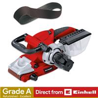 Einhell Belt Sander 75mm 850W With Belt DIY Sanding TE-BS 8540 E Refurb GRADE A
