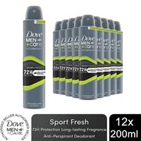 12x Dove Anti-Perspirant Men+Care Advanced Sport Fresh 72H Protection Deo, 200ml