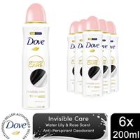 3x Dove Advanced Care Anti-Perspirant Deodorant Invisible Care, 200ml