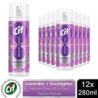 Cif Infinite Clean All in One Cleaner Reload Lavender & Eucalyptus,3 Pk of 280ml