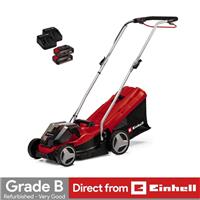 Einhell Cordless Lawnmower 33cm 36V Inc Batteries PXC GE-CM 36/33 Refurb GRADE B
