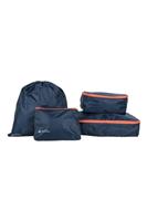 Mountain Warehouse Packing Cube Laundry Bag Compact Luggage Organiser Set of 4