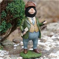 Mr Mole Resin Ornament | Wind in the Willows Animal Home Statue Sculpture Decor