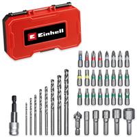Einhell Drill Bit Set 39 Pieces With Case 1/4 Hexagon Universal Refurb GRADE A