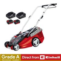 Einhell Cordless Lawnmower 36cm With Batteries And Charger 36V Refurb GRADE A