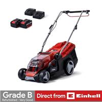 Einhell Cordless Lawnmower 36cm With Batteries 36V GE-CM 36/36 Refurb GRADE B