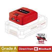 Einhell USB Charger 2.1A Power Bank Adapter For PXC Battery BARE Refurb GRADE A