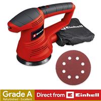 Einhell Rotating Sander 125mm Random Orbital With Pad TC-RS 38 E Refurb GRADE A