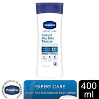 Vaseline Instant Dry Skin Rescue Body Lotion 400ml Moisturising Care
