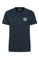 Mountain Warehouse Oban Tree Ring Men's T-Shirt Casual Lightweight Cotton Top - S Regular