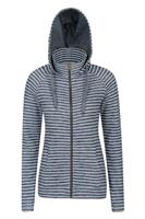 Mountain Warehouse Womens Woolamai Full Zip Hoodie Antipill High Neck Jacket - 6-8 Regular