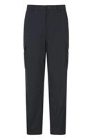 Mountain Warehouse Mens Winter Delta Stretch Fleece Lined Trouser Short In Black - 42 Regular