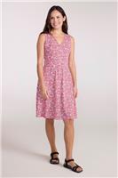 Mountain Warehouse Newquay Women's Sleeveless Dress Ladies Lightweight V-Neck - 14 Regular