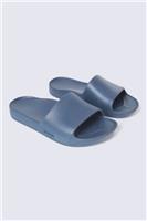 Animal Slip-On Lightweight Poolside Mens Slider In Navy - Adult Shoe Size 8