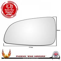 For Vauxhall Astra H Mk5 2004-2009 Convex Wing Door Mirror Glass Left Hand Side