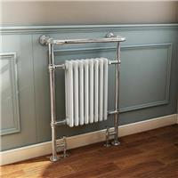 Traditional Bathroom Heated Towel Rail Column Radiator White & Chrome 952x659mm