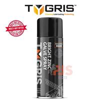 Tygris R224 400ml bright zinc galvanising galv silver spray aerosol