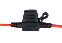 In-line Mini Blade Fuse Holder Splash Proof for 12V 20A Fuses Car