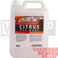 VALETPRO CITRUS PRE WASH 5 LITRE WAX AND SEALANT SAFE PH FORMULA BUGS SPLATS