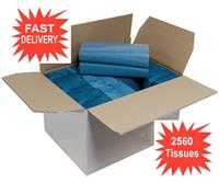 C Fold Paper Hand Towels Tissue Blue Qty 2560 Z Fold 1 Ply Size 220x305mm