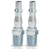 Air Line Hose Fitting Connector Male 1/4 Thread Bayonet For PCL Vertex 2Pcs