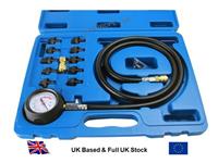 Engine Oil Pressure Test Tester Set Kit Low Oil Warning Devices Car Van LCV Tool