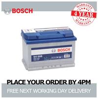 Bosch S4008 Car Battery 12V Sealed Calcium 4 Yr Warranty Type 096