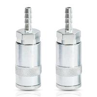Air Line Fitting Quick Release For PCL Vertex Compressor Air Hose End 6mm 2PC