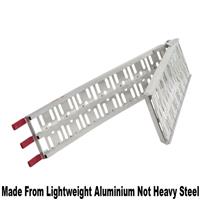 MOTORCYCLE MOTOCROSS MX BIKE ALUMINIUM FOLDING VAN TRAILER LOADING RAMP