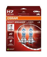 OSRAM Night Breaker Laser +150% H7 Car Headlight Bulbs (Twin) 64210NL-HCB