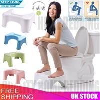BATHROOM/TOILET SQUATTY STEP STOOL POTTY SQUAT AID FOR CONSTIPATION PILES RELIEF