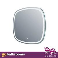 Round LED Bathroom Mirror with Touch Sensor and Ambient Light 600x600mm