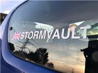 Motorsport UK Driver Name stickers with flags - MSA race rally car decal vinyl