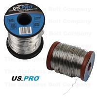 US PRO 0.8mm Stainless Steel Lock Wire Lockwire Annealed 125 Metres 9107 Craft