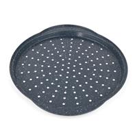Russell Hobbs Pizza Tray Pan Round Perforated Baking Tray 38 cm Nightfall Stone