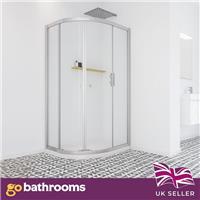 Twin Door Quadrant Chrome 1200900 Shower Enclosure 6mm Easy-Clean Glass