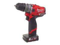 Milwaukee M12FPDXKIT-602X 12v Removable Chuck Percussion Drill (No Extra Heads)
