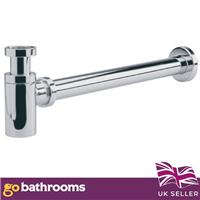 Chrome Bottle Trap Modern Round Bathroom Bottle Trap Waste for Bathroom Sink