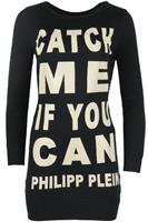 PHILIPP PLEIN COUTURE CRYSTAL EMBELLISHED KNITTED MINI DRESS SMALL - S Regular