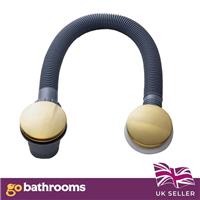Gold Bath Waste Overflow Traditional Click Clack Bathroom Plug Bathroom Waste