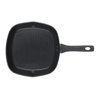 Salter Griddle Pan Geo Hex Forged Aluminium Dishwasher Induction Safe Black 28cm