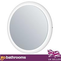 Round Bathroom Mirror With Lights LED Infrared Sensor Modern Wall Mirror 800mm