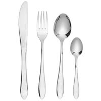 Salter Cutlery Set 16 Piece Harrogate 4 Person Place Settings (Open Box)