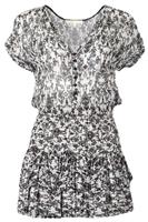 MAJE PRINTED CREPE MINI DRESS UK 8 - S Regular